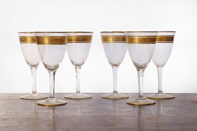 Lot 151 - A Baccarat 'Colorado' part glass suite