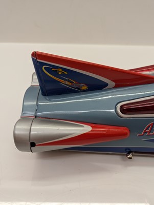 Lot 332 - A Modern Toys of Japan tinplate and battery operated Atom Rocket 7