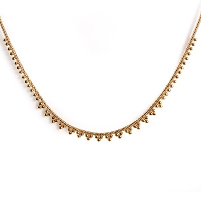 Lot 157 - An 18ct gold necklace, by UnoAErre