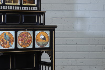 Lot 110 - An Aesthetic ebonised side cabinet