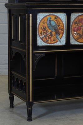 Lot 110 - An Aesthetic ebonised side cabinet