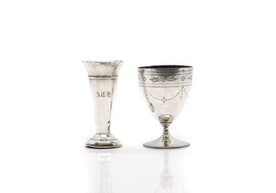 Lot 55 - A silver trophy cup