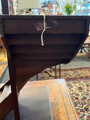 Lot 305 - An oak architectural staircase model