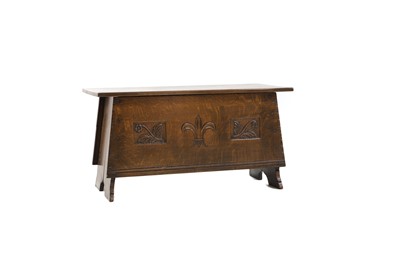 Lot 428 - An Arts and Crafts oak coffer