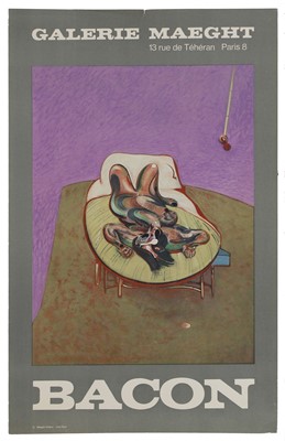 Lot 332 - A 1966 Francis Bacon exhibition poster