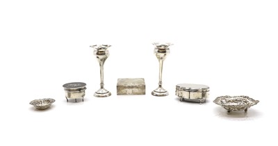 Lot 64 - A collection of silver items
