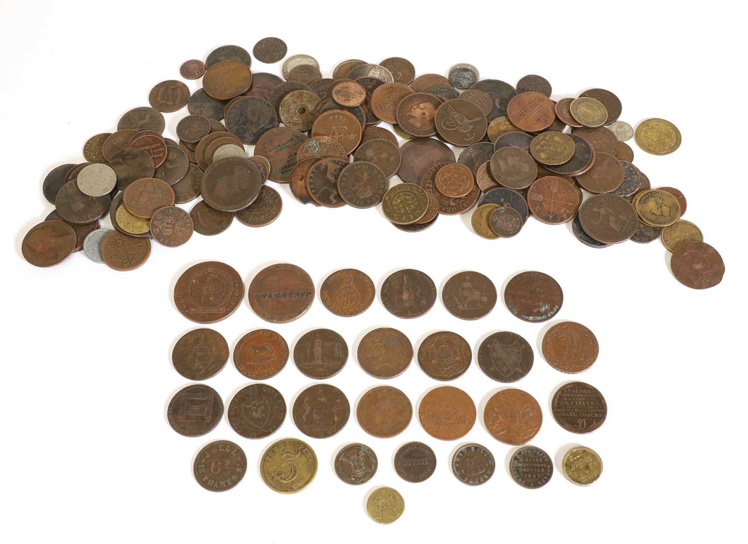 Lot 131 - Tokens & Coins