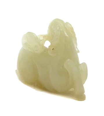 Lot 173 - A Chinese jade carving