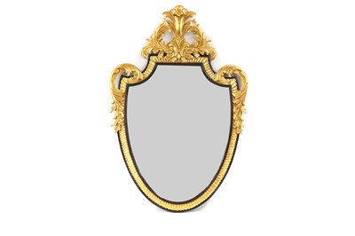 Lot 151 - A large giltwood mirror