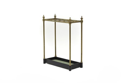 Lot 152 - A brass stick stand