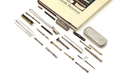 Lot 91 - A collection of silver toothpicks