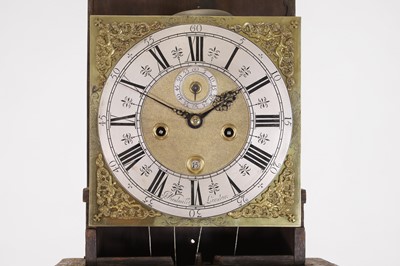 Lot 345 - A William and Mary walnut and marquetry longcase clock by Joseph Windmills of London