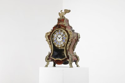 Lot 268 - A Louis XV-style gilt-bronze and tortoiseshell bracket clock