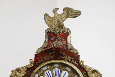 Lot 268 - A Louis XV-style gilt-bronze and tortoiseshell bracket clock