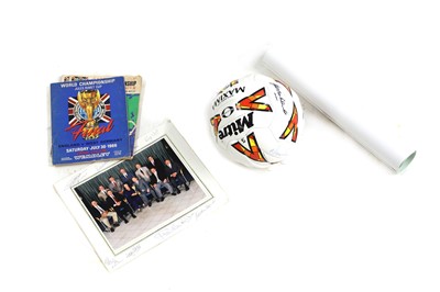 Lot 332A - A collection of signed 1966 World Cup memorabilia