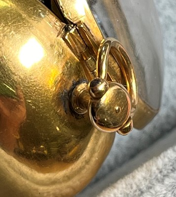Lot 303 - A Georgian 18ct gold pair cased verge fusee pocket watch