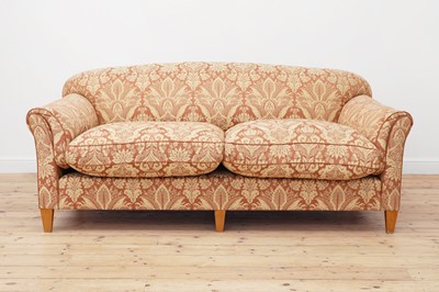 Lot 175 - A three-seater sofa