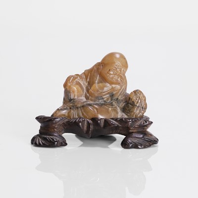 Lot 333 - A soapstone carving