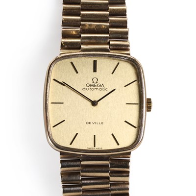 Lot 322 - A 9ct gold Omega De Ville automatic watch