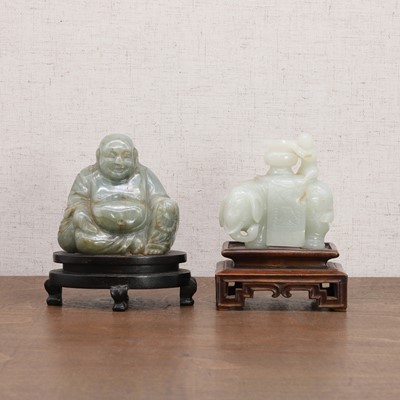 Lot 278 - Two Chinese jade carvings