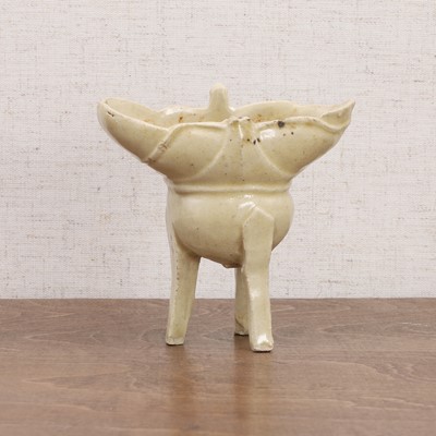 Lot 246 - A Chinese Zhangzhou ware jue cup