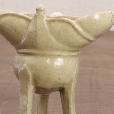 Lot 246 - A Chinese Zhangzhou ware jue cup