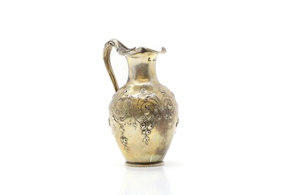 Lot 50 - A Victorian silver ewer