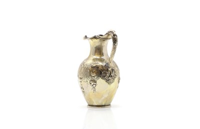 Lot 50 - A Victorian silver ewer