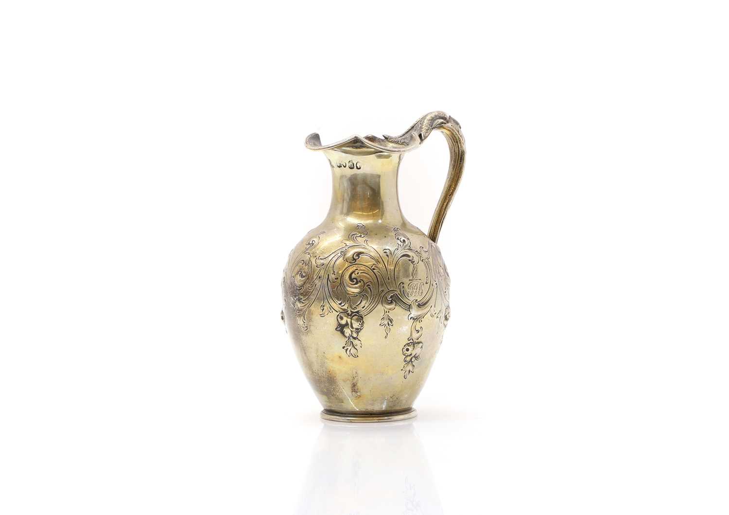 Lot 50 - A Victorian silver ewer