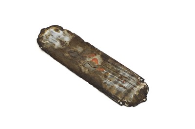 Lot 344 - A Shell enamel finger plate sign