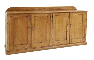 Lot 558 - A pitch pine housekeeper cupboard