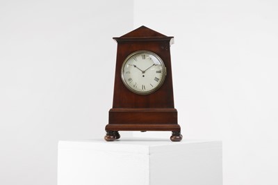Lot 279 - A Regency mahogany mantel clock