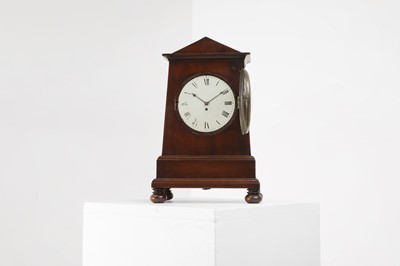 Lot 279 - A Regency mahogany mantel clock