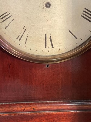 Lot 279 - A Regency mahogany mantel clock