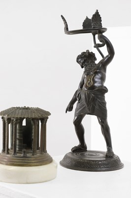 Lot 357 - A collection of grand tour bronzes