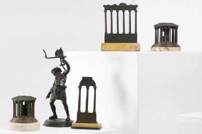 Lot 357 - A collection of grand tour bronzes