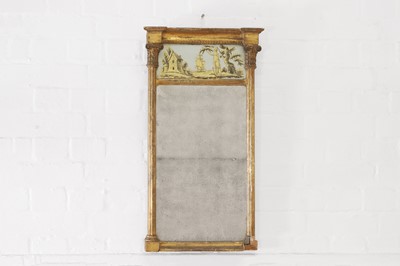 Lot 477 - A George III giltwood pier mirror