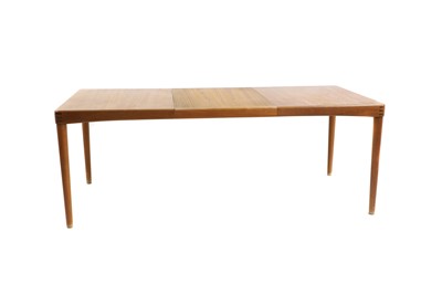 Lot 372 - A Danish teak dining table