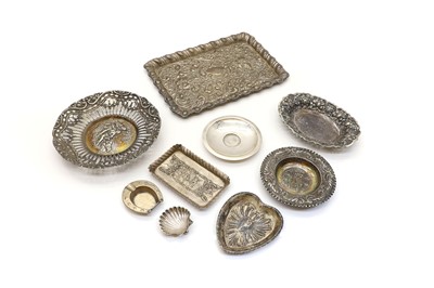 Lot 57 - A collection of silver dishes