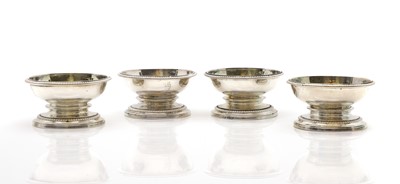 Lot 9 - A group of four George III silver salts