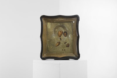 Lot 587 - A Russian icon of The Mother of God of Smolensk