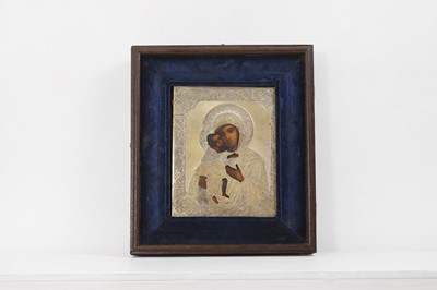 Lot 592 - An icon of the Feodorovskaya Mother of God