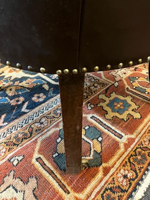 Lot 142 - A George IV mahogany barrel-back armchair