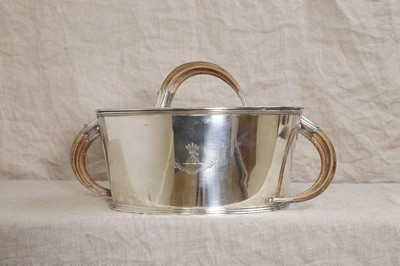 Lot 503 - A late Victorian silver-plated game tureen and cover