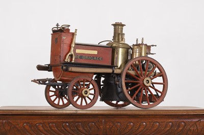 Lot 341 - A scratchbuilt live steam model of a 1905 fire pump