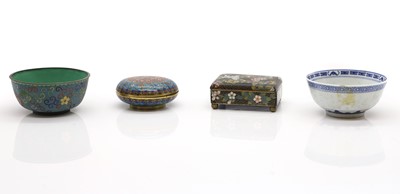 Lot 173 - A group of Chinese cloisonné