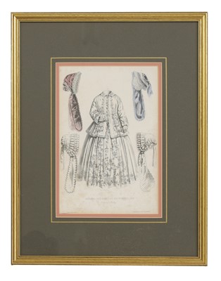 Lot 395 - A set of seven French 'Les Journal des Dames et des Demoiselles' fashion prints