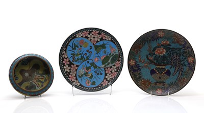 Lot 162 - A group of Chinese cloisonné