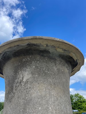 Lot 688 - A monumental carved marble urn