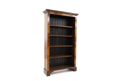 Lot 461 - A mahogany open bookcase